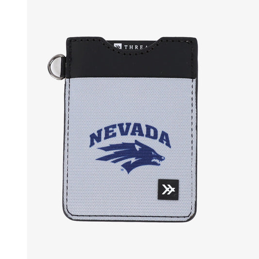 Nevada Silver Wolf - Vertical Leather Wallet