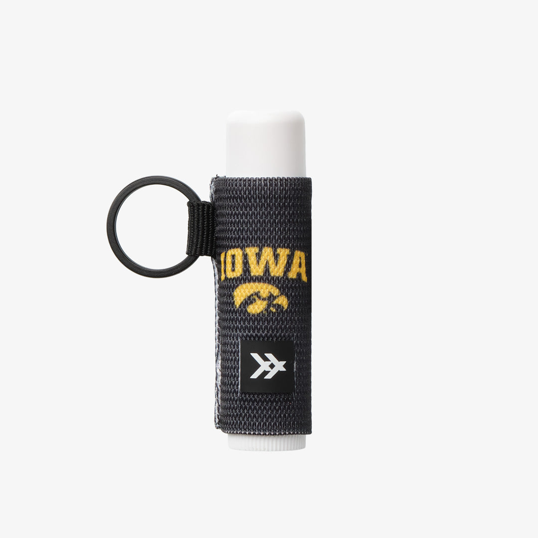 Chapstick Holder Keychain - University of Iowa Black - Thread®
