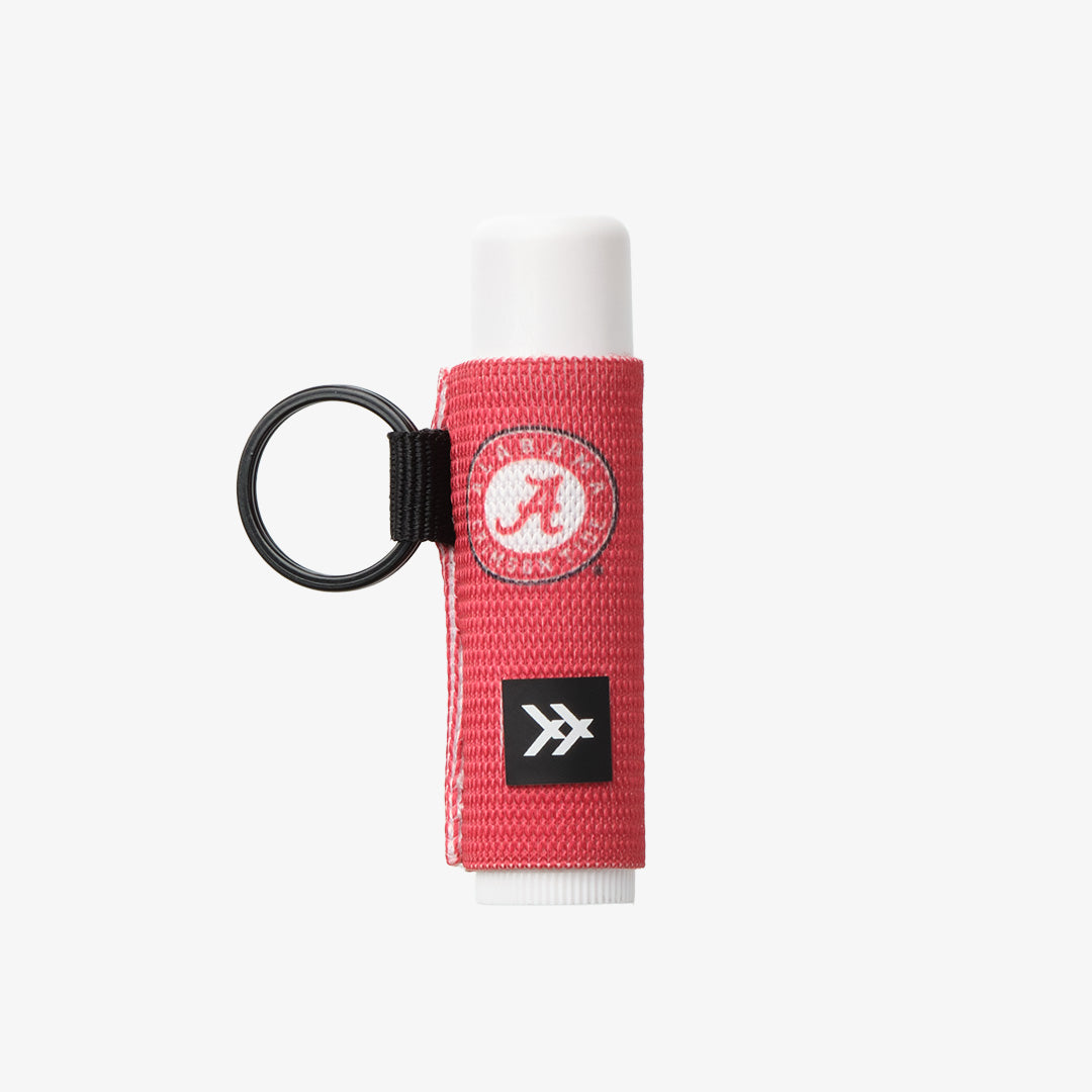 Chapstick Holder Keychain - Alabama Crimson Stripe - Thread®