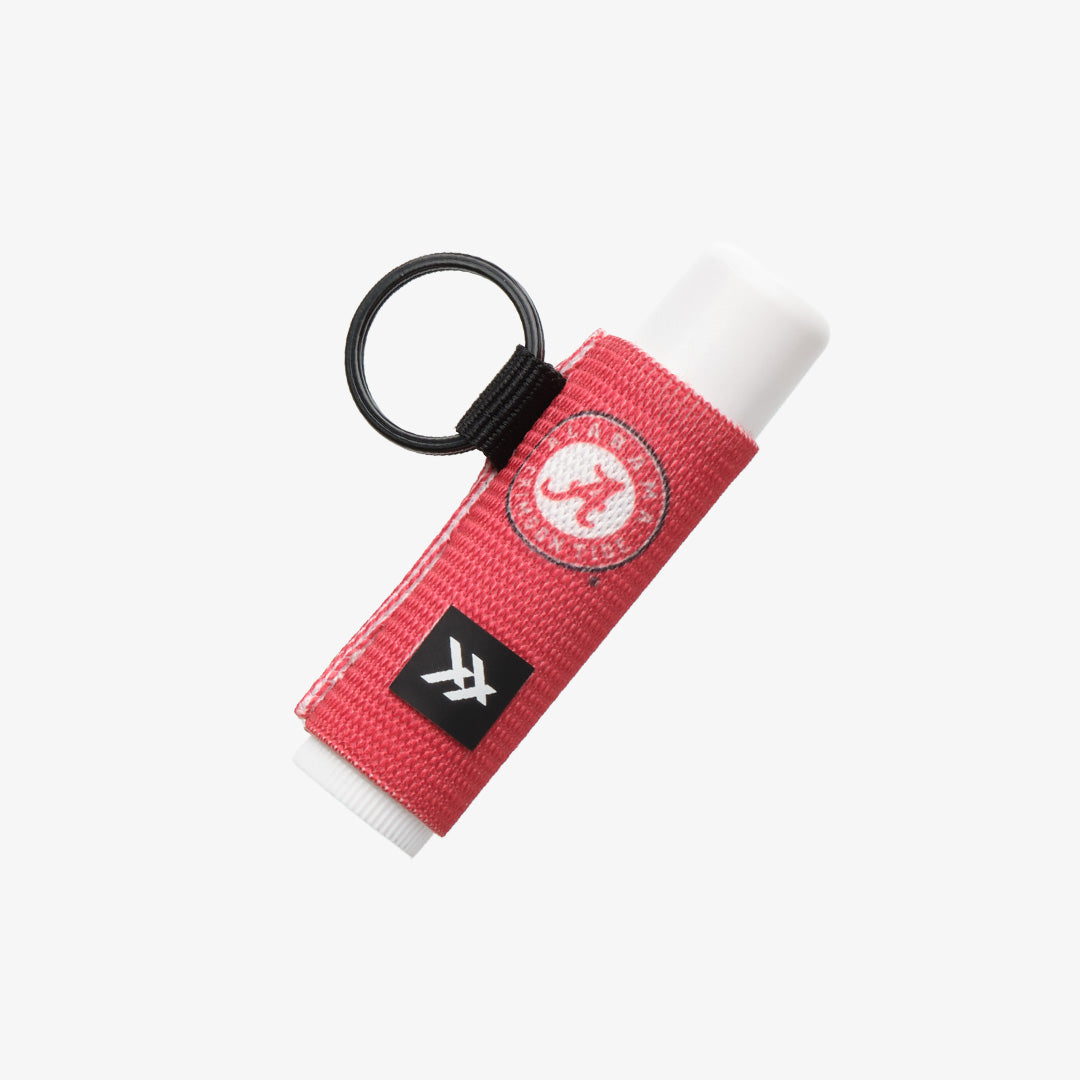 Chapstick Holder Keychain - Alabama Crimson Stripe - Thread®