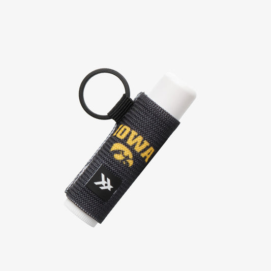 Chapstick Holder Keychain - University of Iowa Black - Thread®