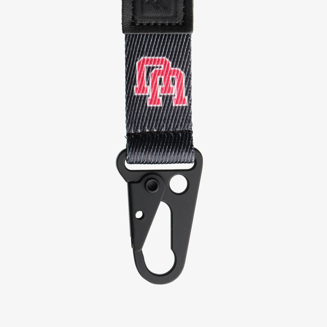 Keychain Clip - UofU Interlocking Black - Thread®