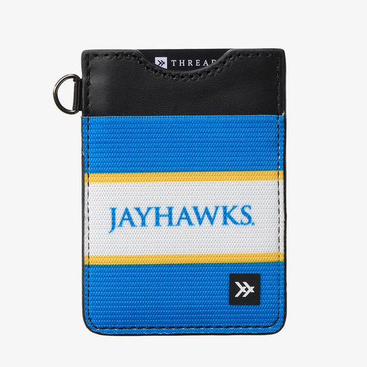 Vertical Leather Wallet - Kansas Jayhawks - Thread®