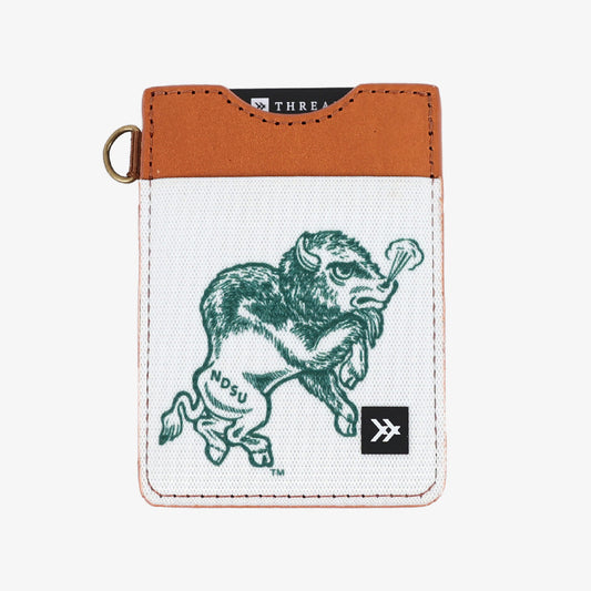 North Dakota Old Snorty - Vertical Leather Wallet