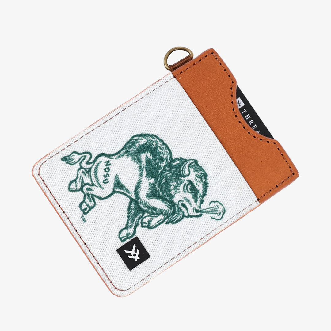 North Dakota Old Snorty - Vertical Leather Wallet