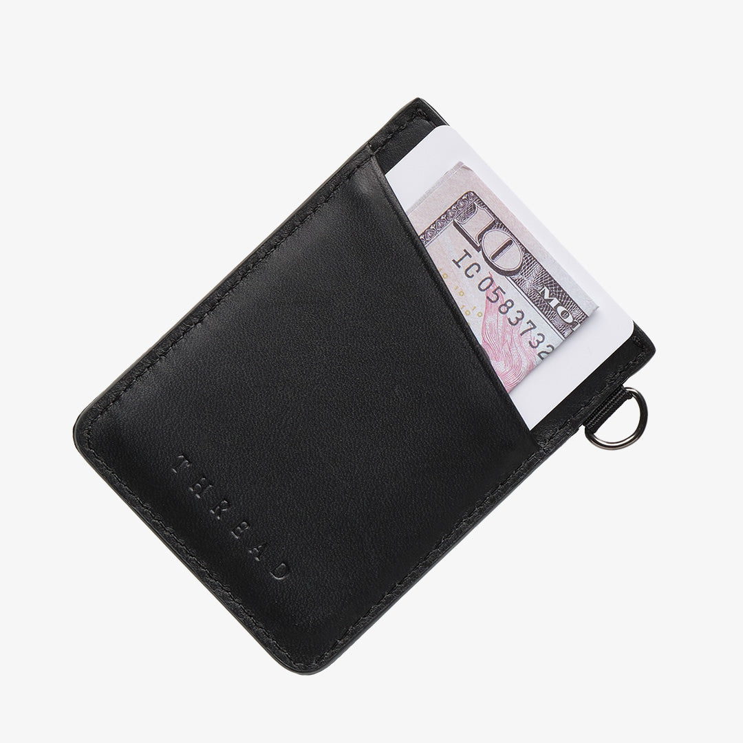 Vertical Leather Wallet - Kansas Jayhawks - Thread®