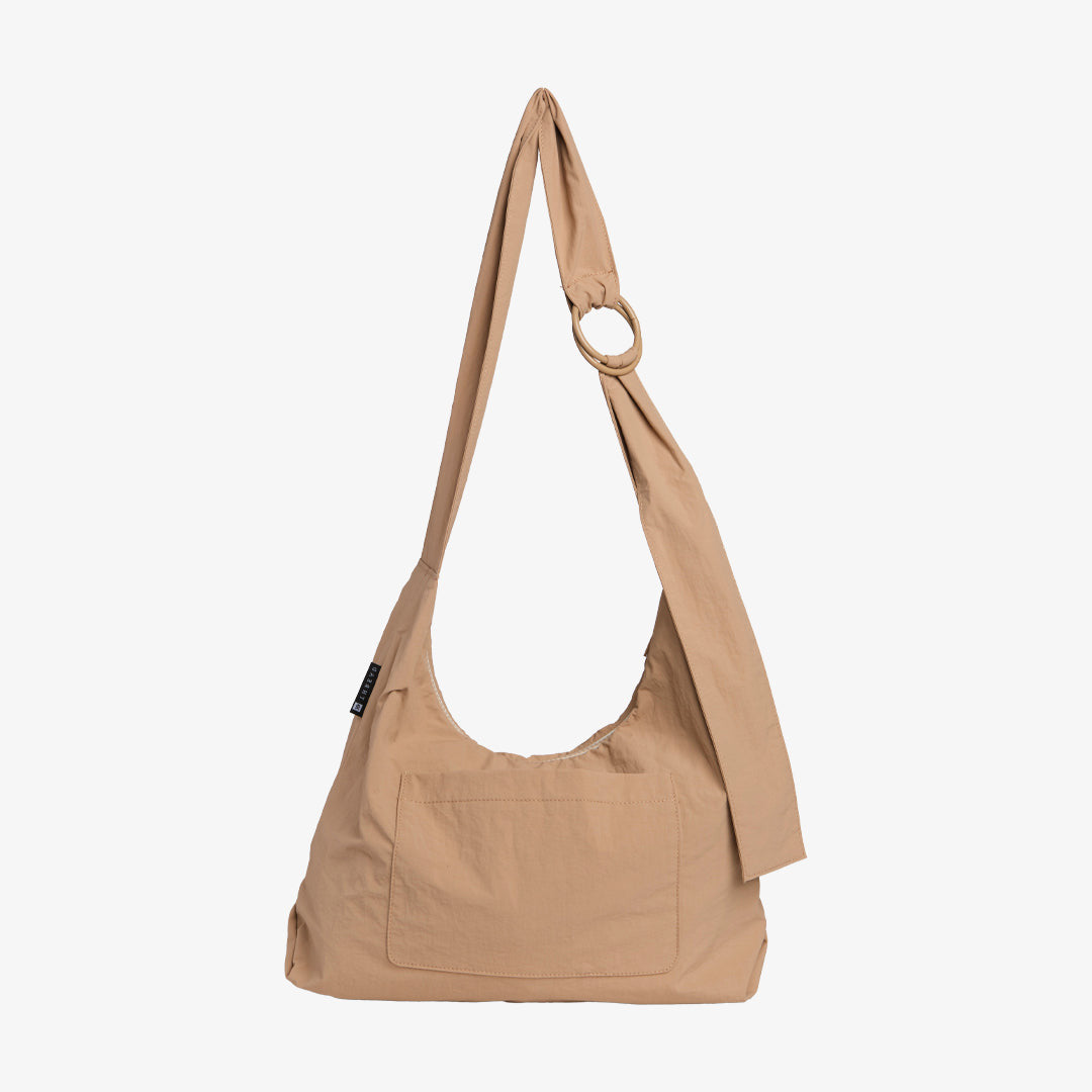 Large Slouchy Shoulder Bag - Sand - Thread®