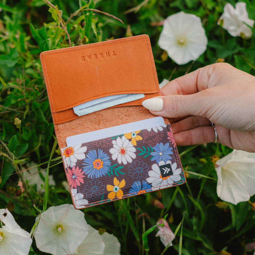 Leather Bifold Wallet - Clover - Thread®