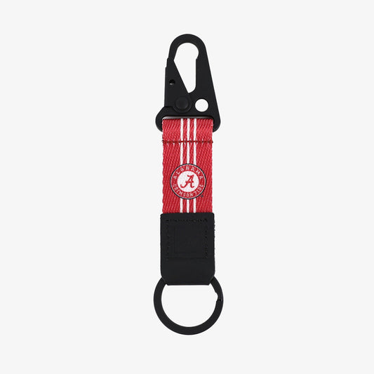 Alabama Crimson Stripe - Keychain Clip