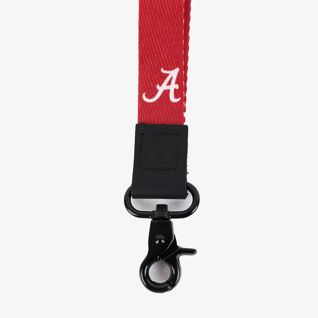 Alabama Crimson Solid - Wristlet Keychain