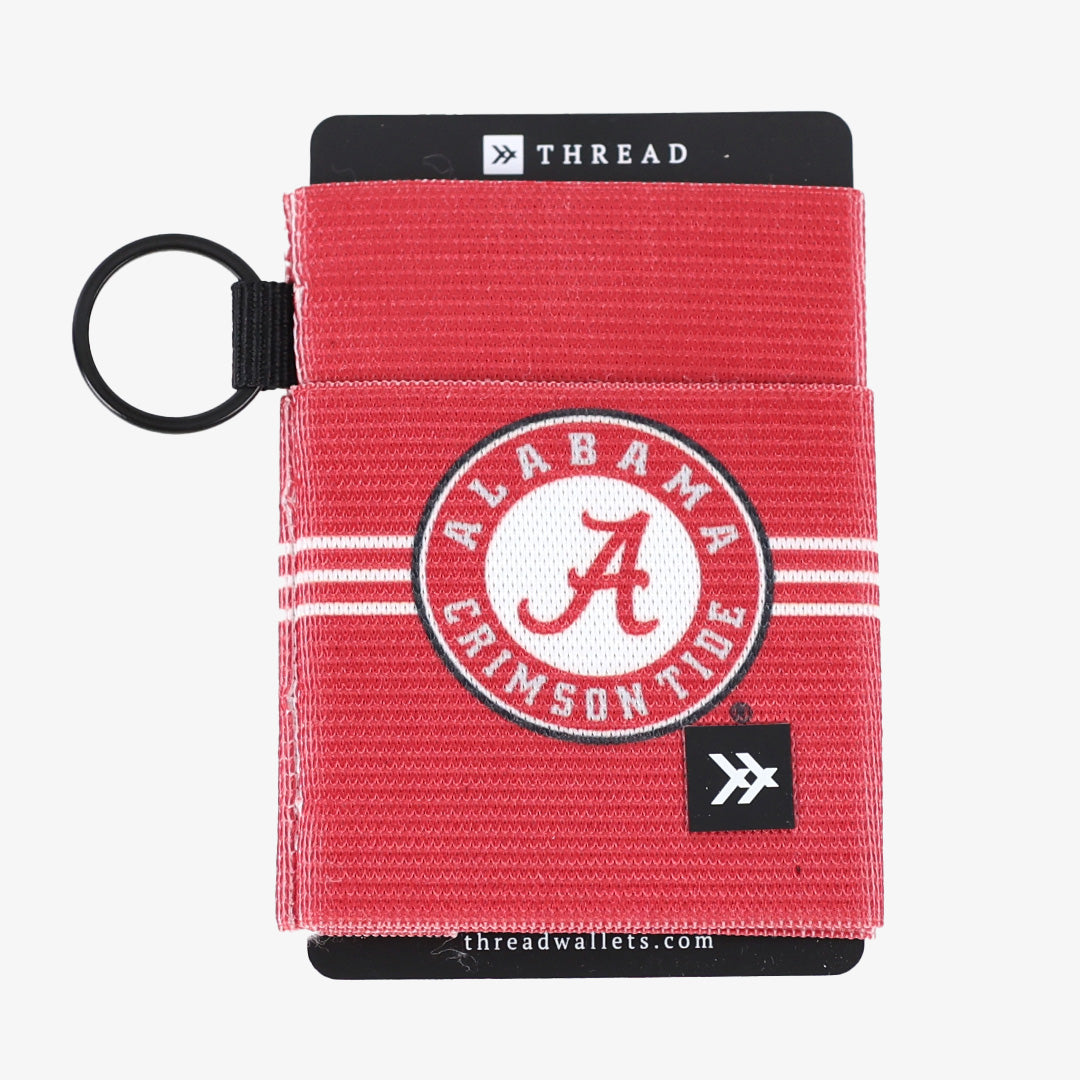 Alabama Crimson Stripe - Elastic Wallet