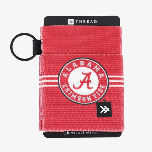 Alabama Crimson Stripe - Elastic Wallet