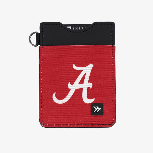 Alabama Crimson Solid - Vertical Leather Wallet