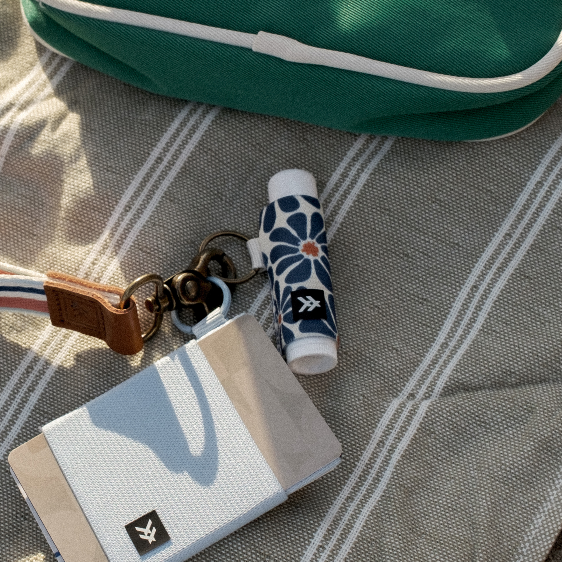 Chapstick Holder Keychain - Emmeline Navy - Thread®