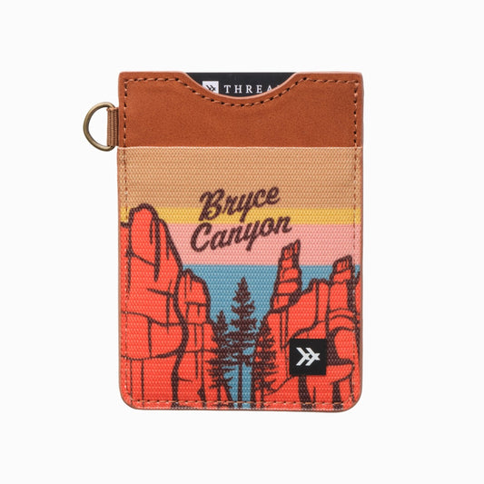 Vertical Leather Wallet - Bryce Canyon - Thread®