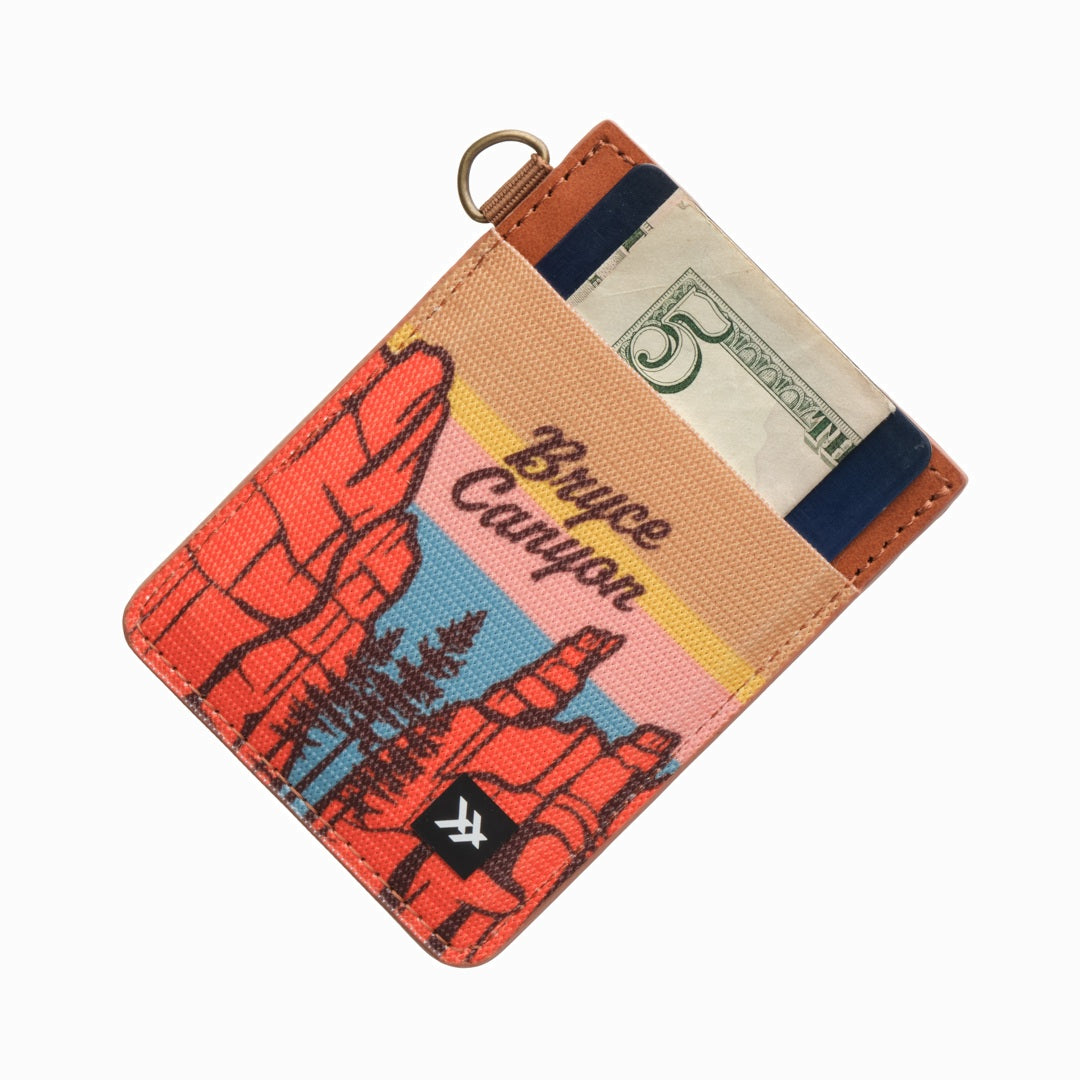 Vertical Leather Wallet - Bryce Canyon - Thread®