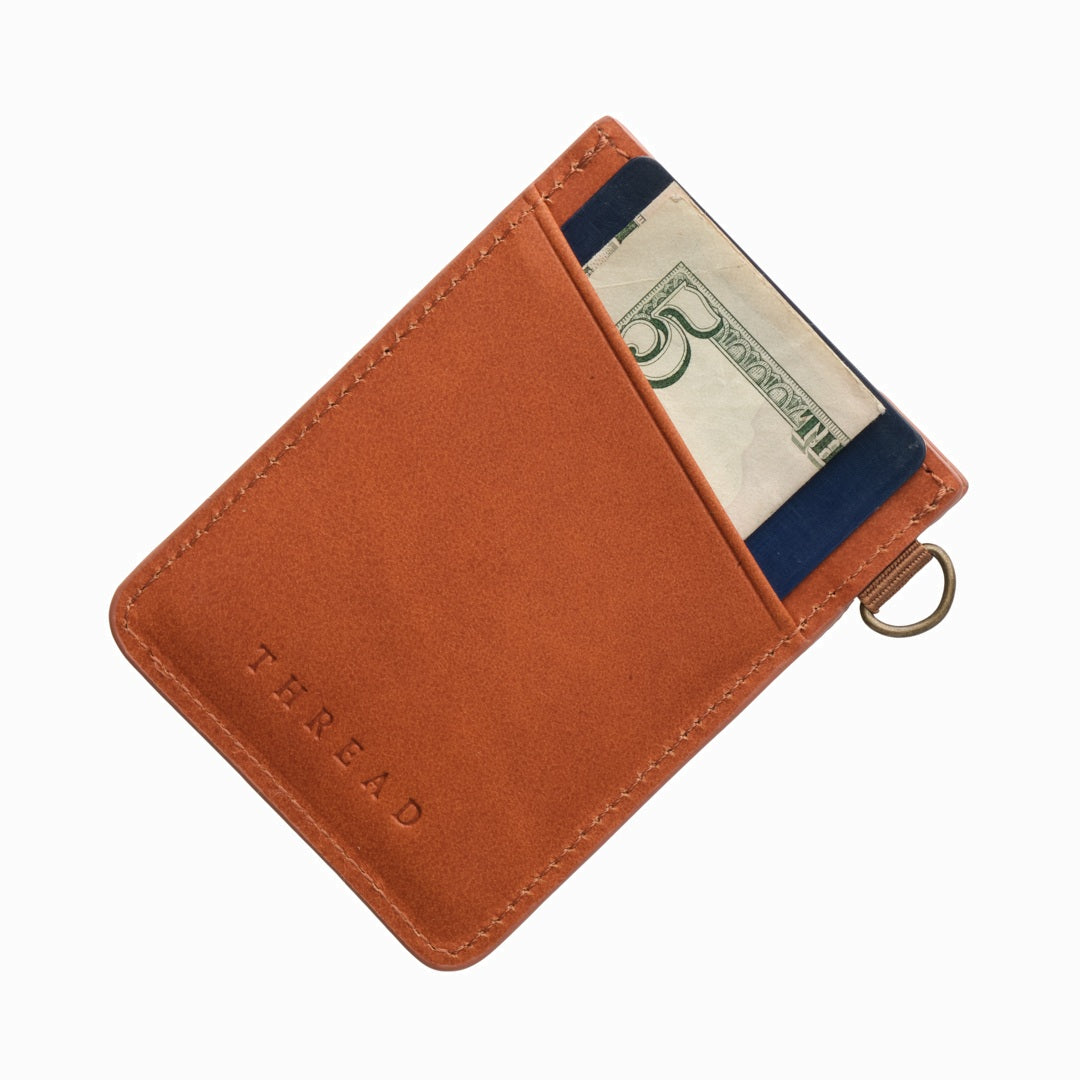Vertical Leather Wallet - Bryce Canyon - Thread®