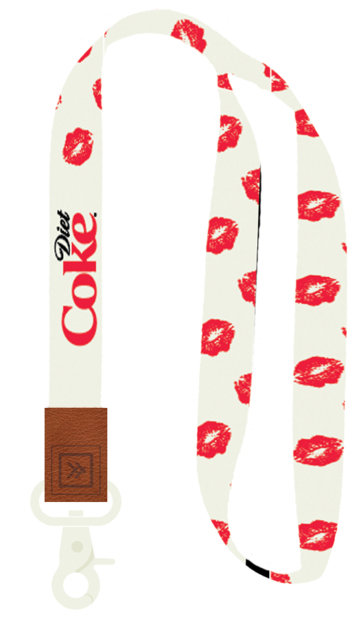 Diet Coke Kiss - Neck Lanyard