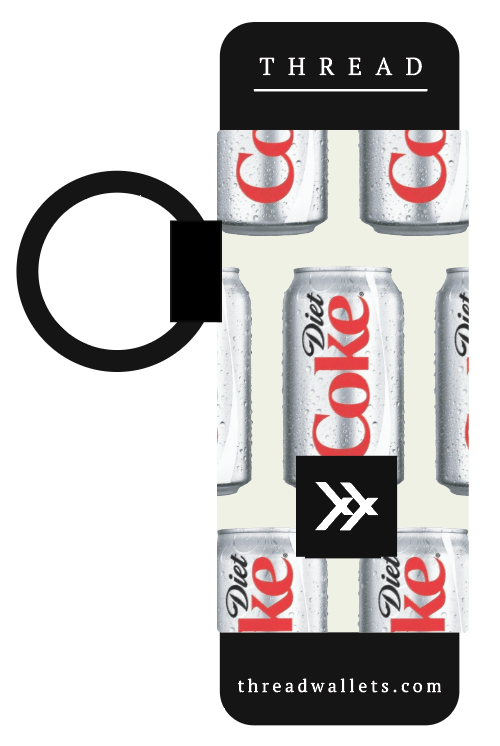 Diet Coke Cans - Chapstick Holder Keychain