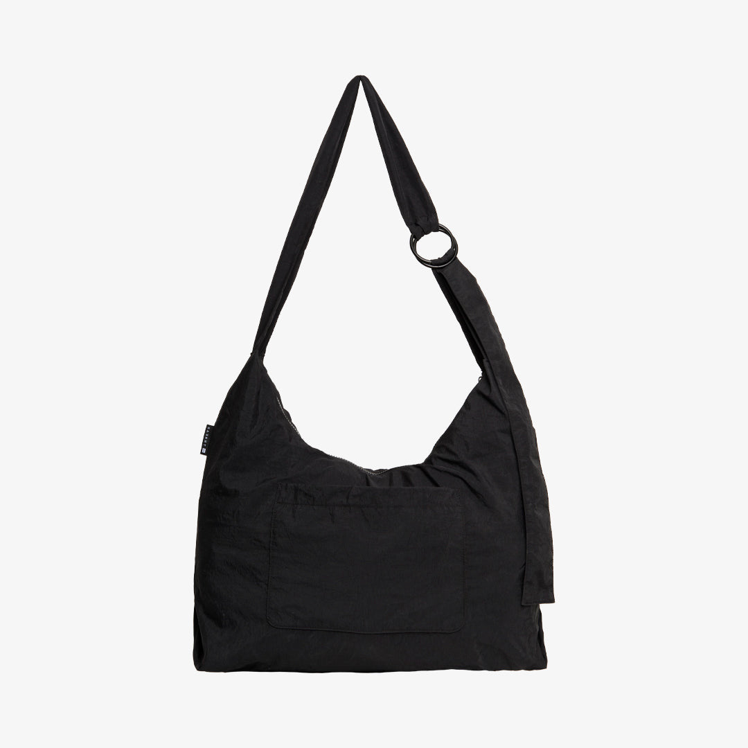 Large Slouchy Shoulder Bag - Black - Thread®