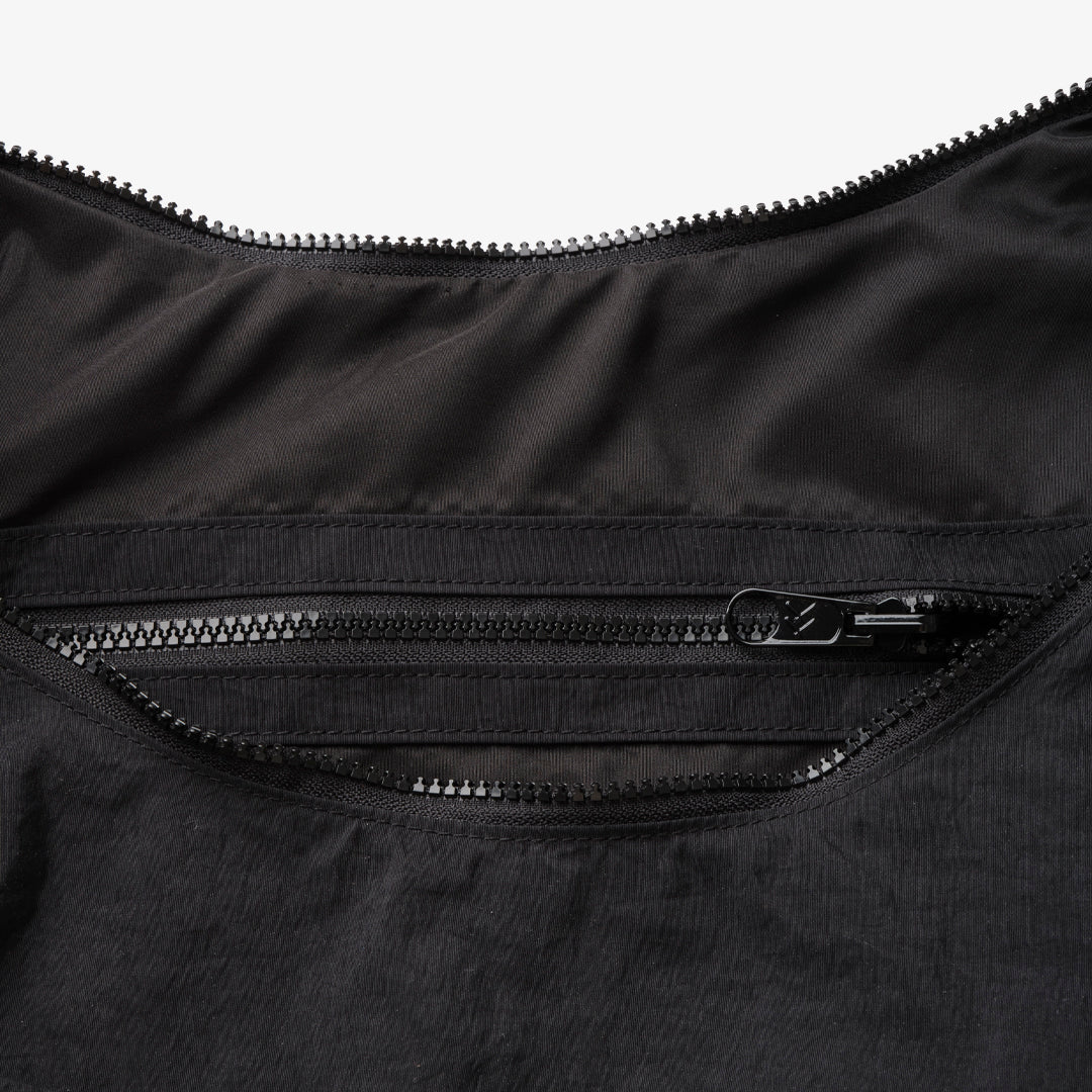 Large Slouchy Shoulder Bag - Black - Thread®