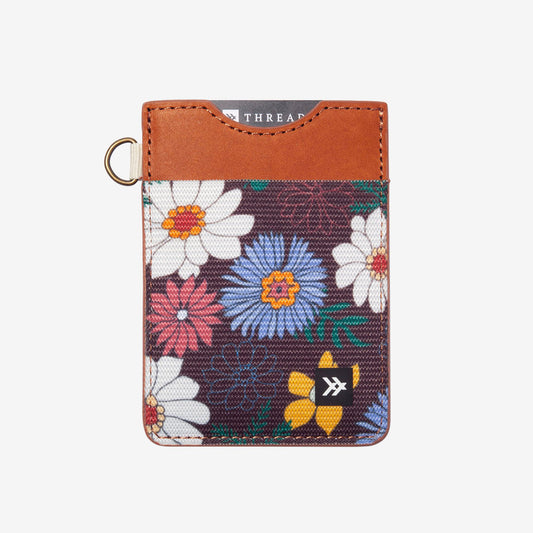 Vertical Leather Wallet - Clover - Thread®