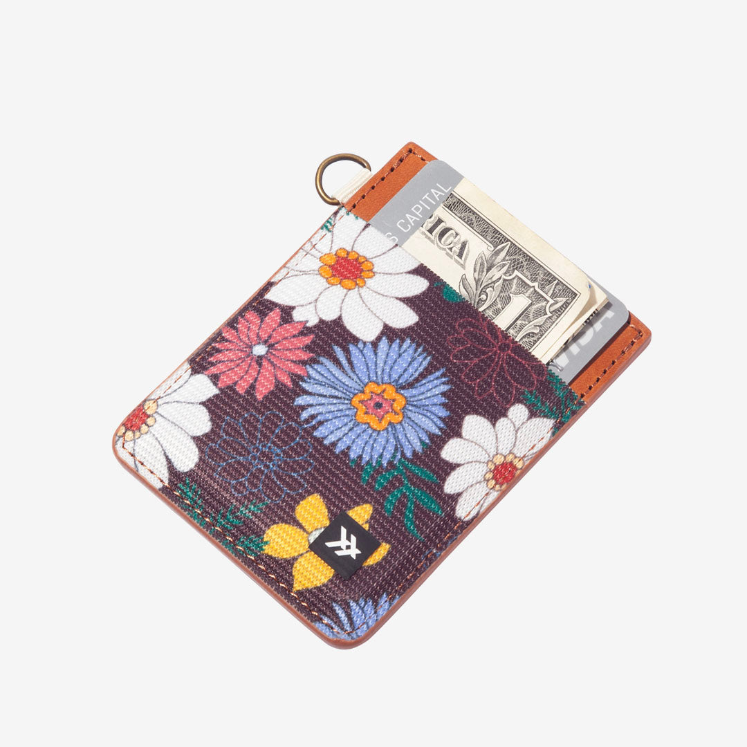 Vertical Leather Wallet - Clover - Thread®