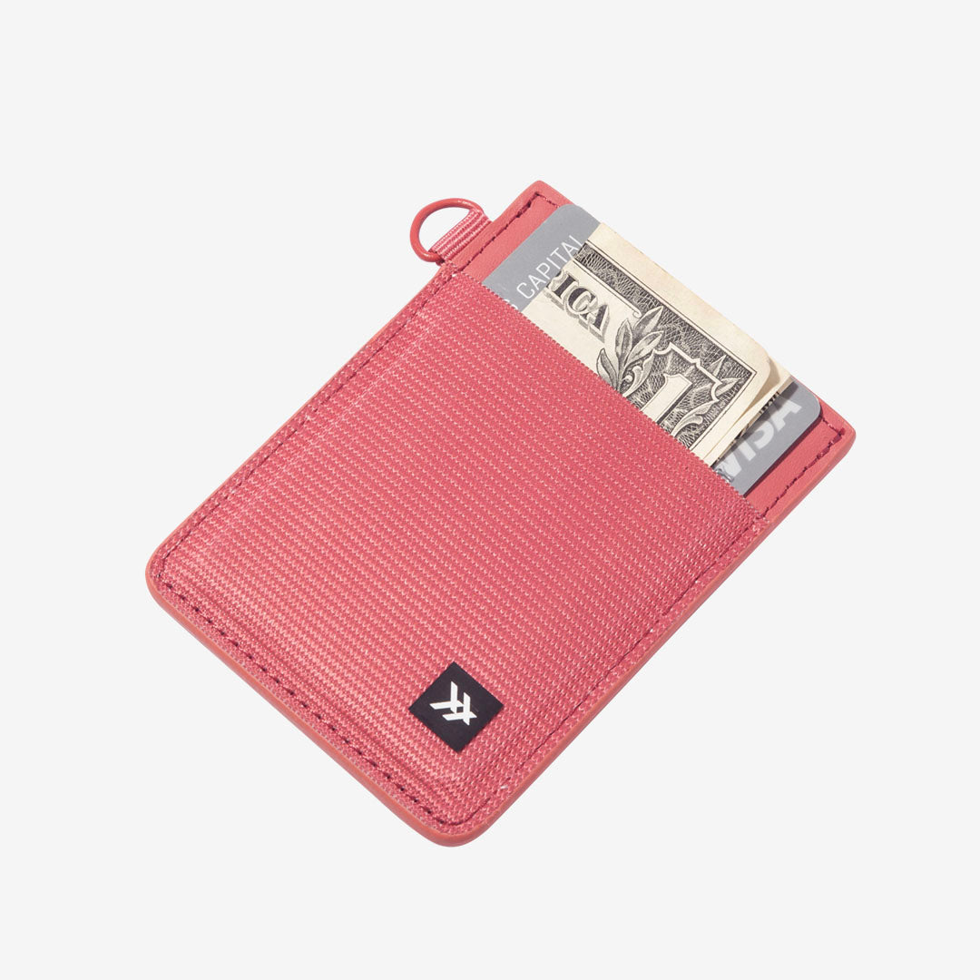 Vertical Leather Wallet - Rose Water - Thread®
