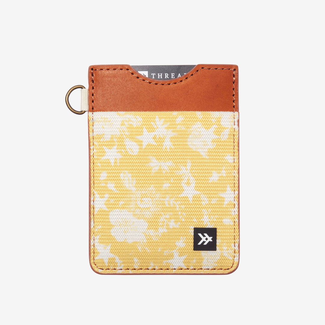 Vertical Leather Wallet - Goldie - Thread®
