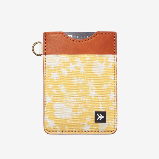 Vertical Leather Wallet - Goldie - Thread®