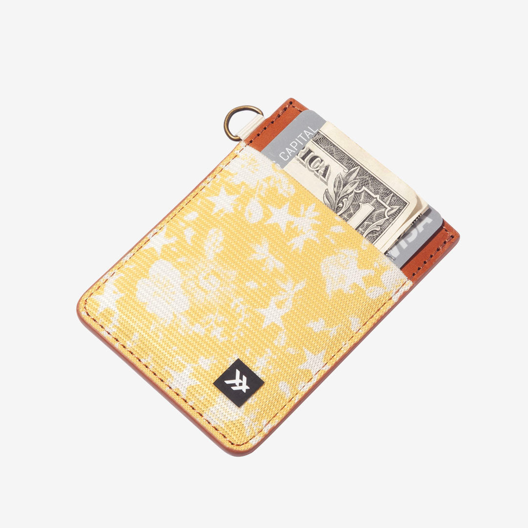 Vertical Leather Wallet - Goldie - Thread®