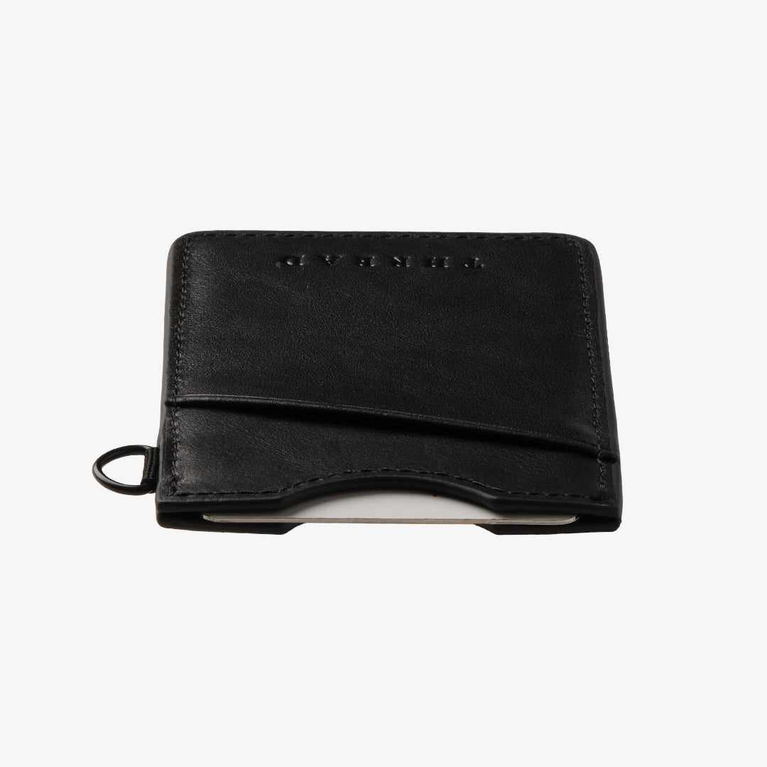 Vertical Leather Wallet - UofU Black - Thread®
