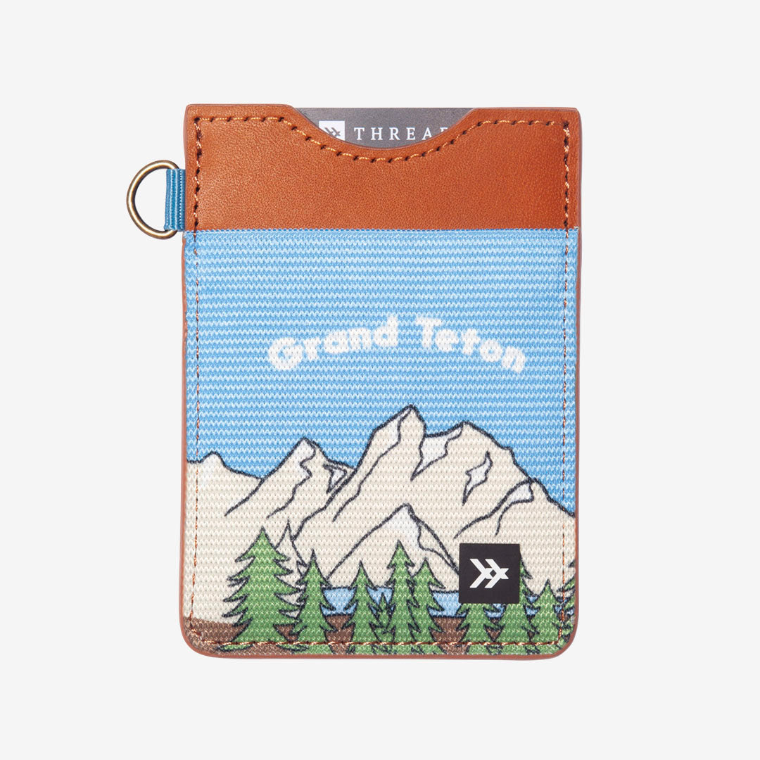 Vertical Leather Wallet - Grand Teton - Thread®