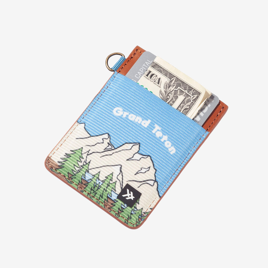 Vertical Leather Wallet - Grand Teton - Thread®