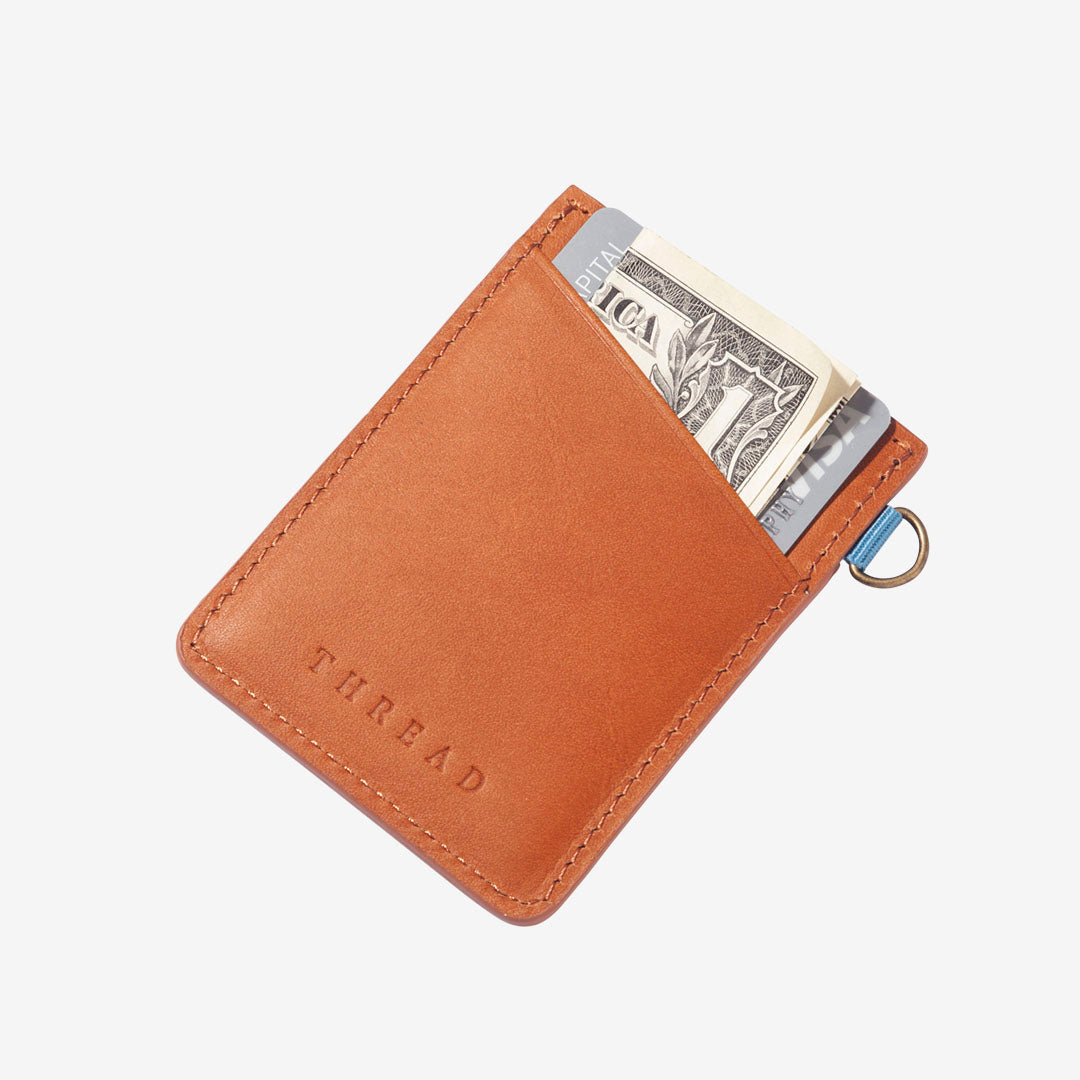 Vertical Leather Wallet - Grand Teton - Thread®