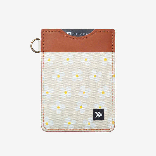Vertical Leather Wallet - Luna Beige - Thread®