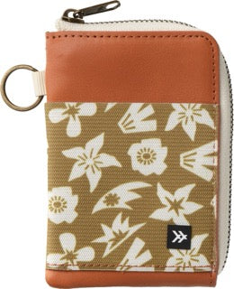 Beach Garden - Leather Zip Wallet