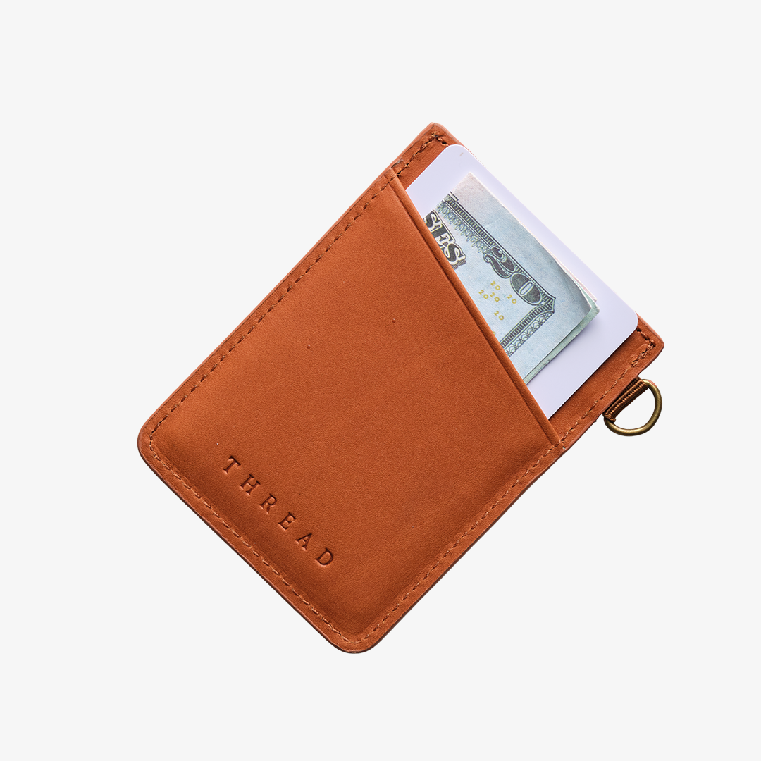 Vertical Leather Wallet - Amelia - Thread®