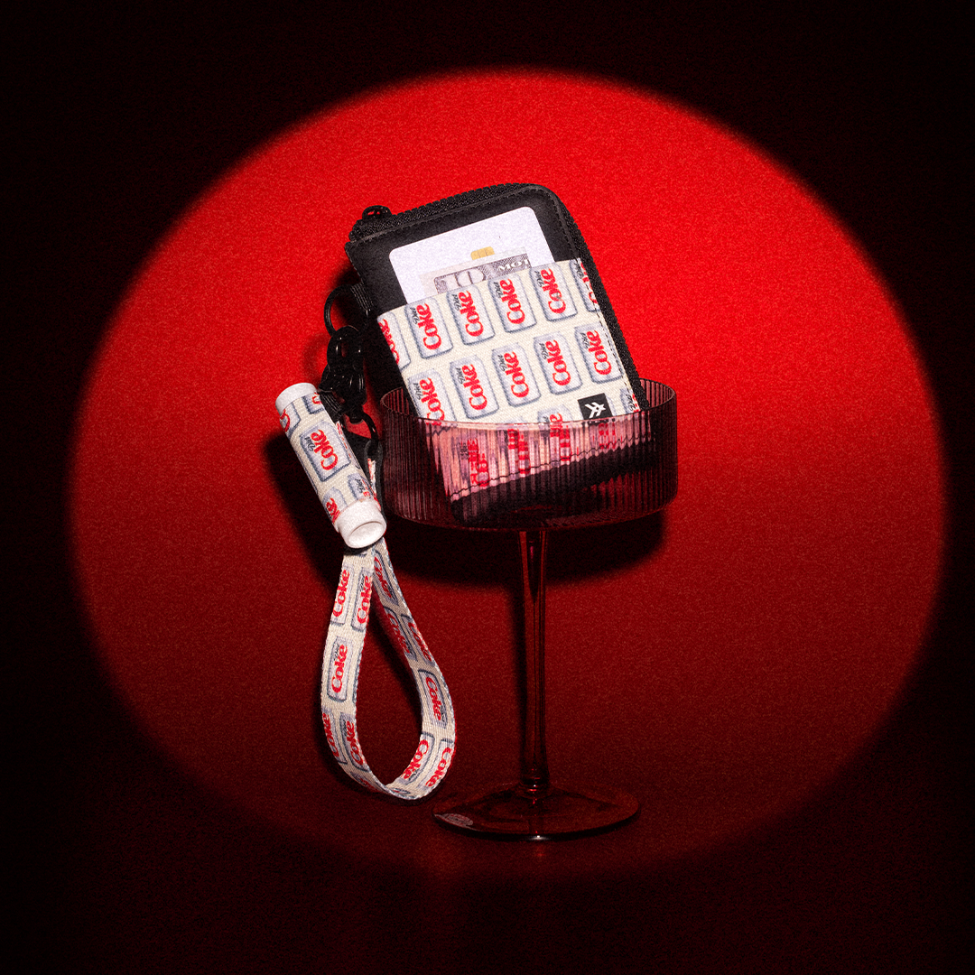Leather Zip Wallet - Diet Coke Cans - Thread®