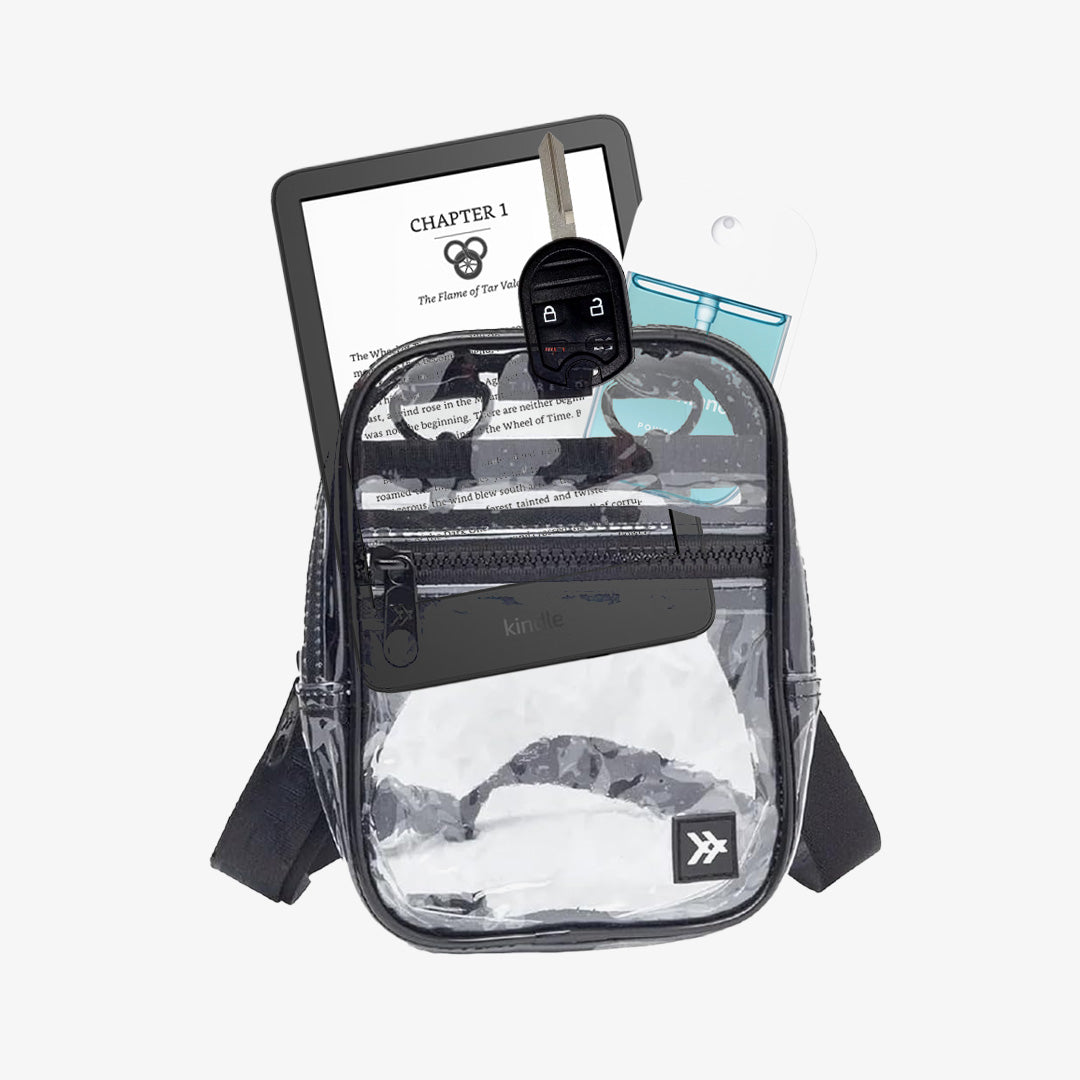 Thread® clear crossbody bag, see-through and stadium approved
