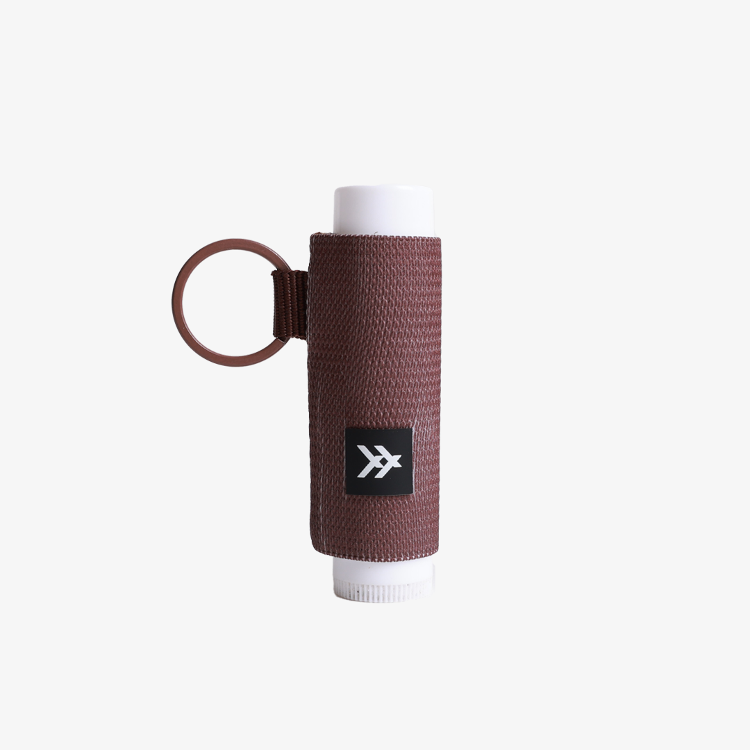 Chapstick Holder Keychain - Chocolate - Thread®