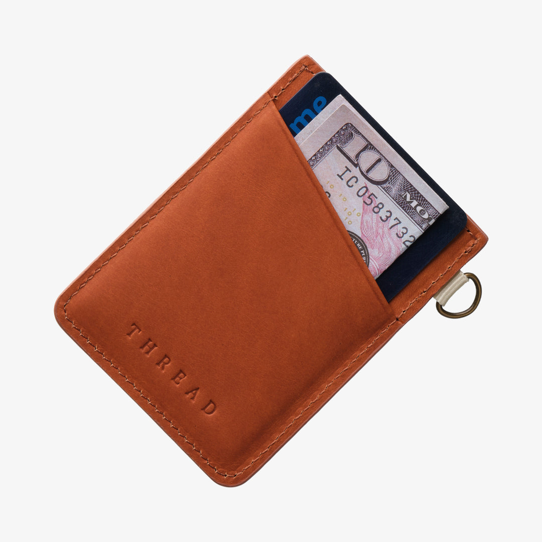 Vertical Leather Wallet - Charlie - Thread®