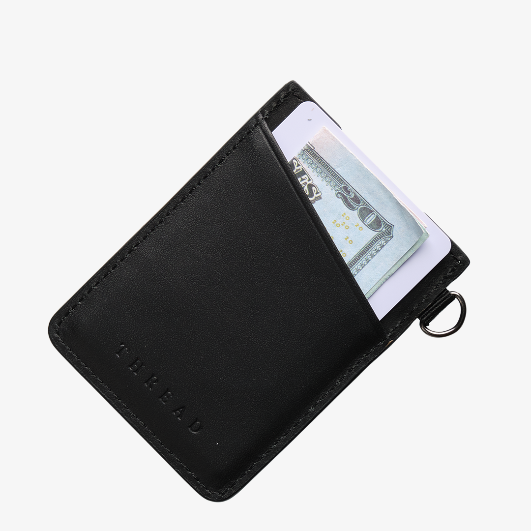 Vertical Leather Wallet - Clark - Thread®