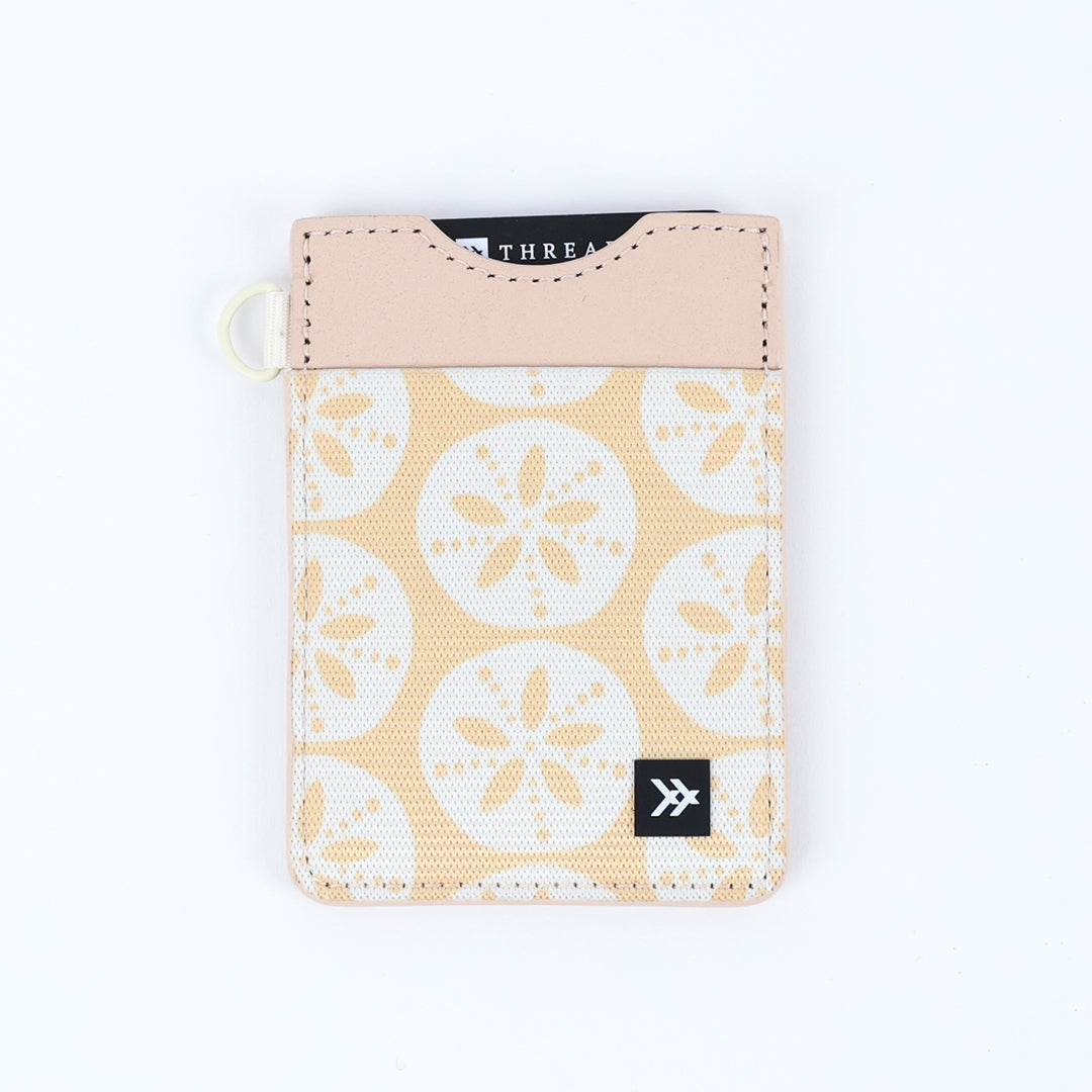 Vertical Leather Wallet - Sand Dollar - Thread®