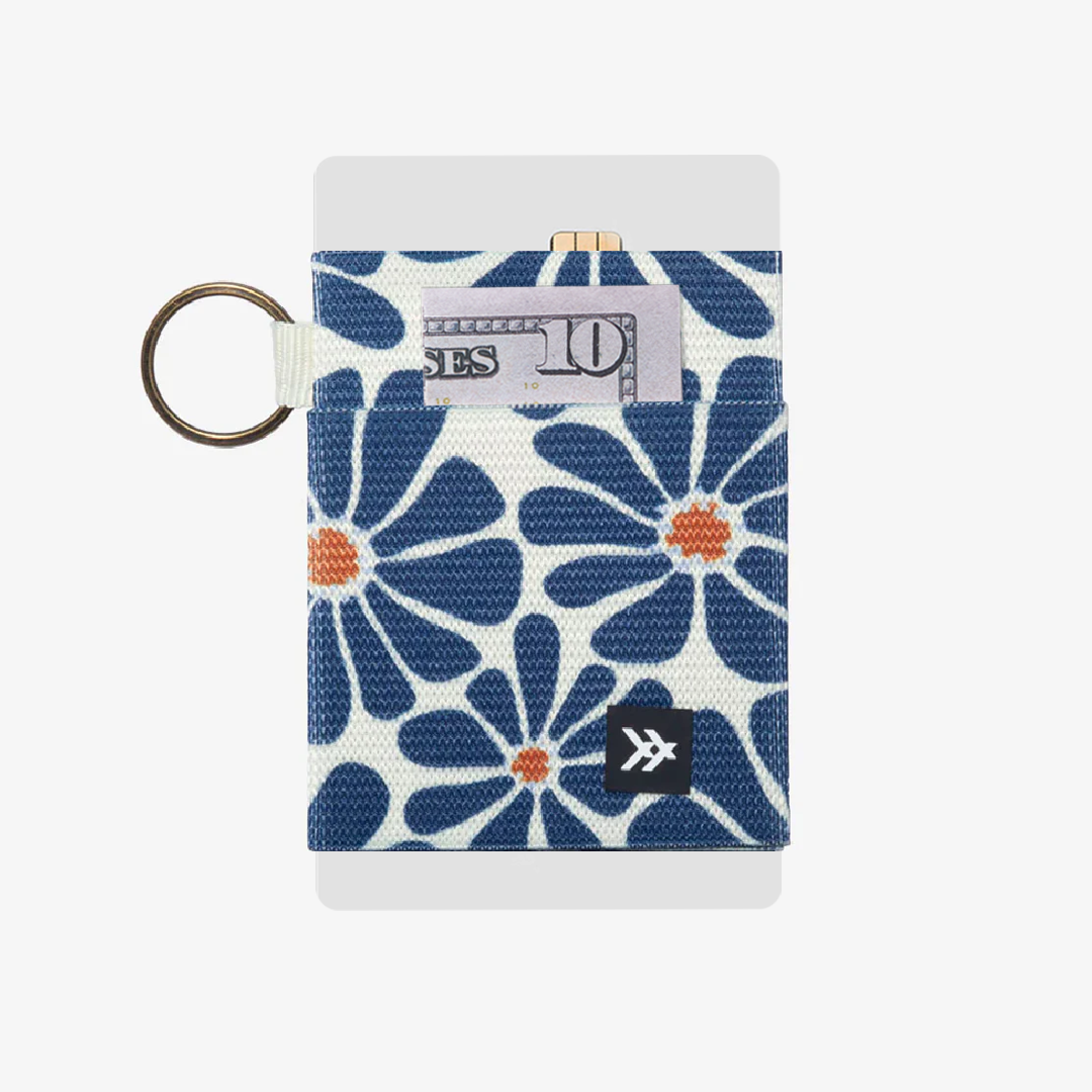 Emmeline Navy Elastic Wallet