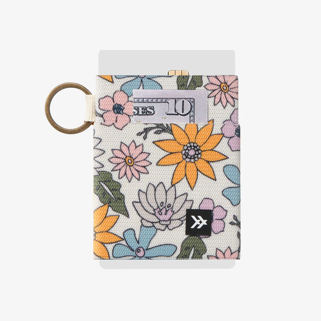 Mountain Flowers Elastic Wallet