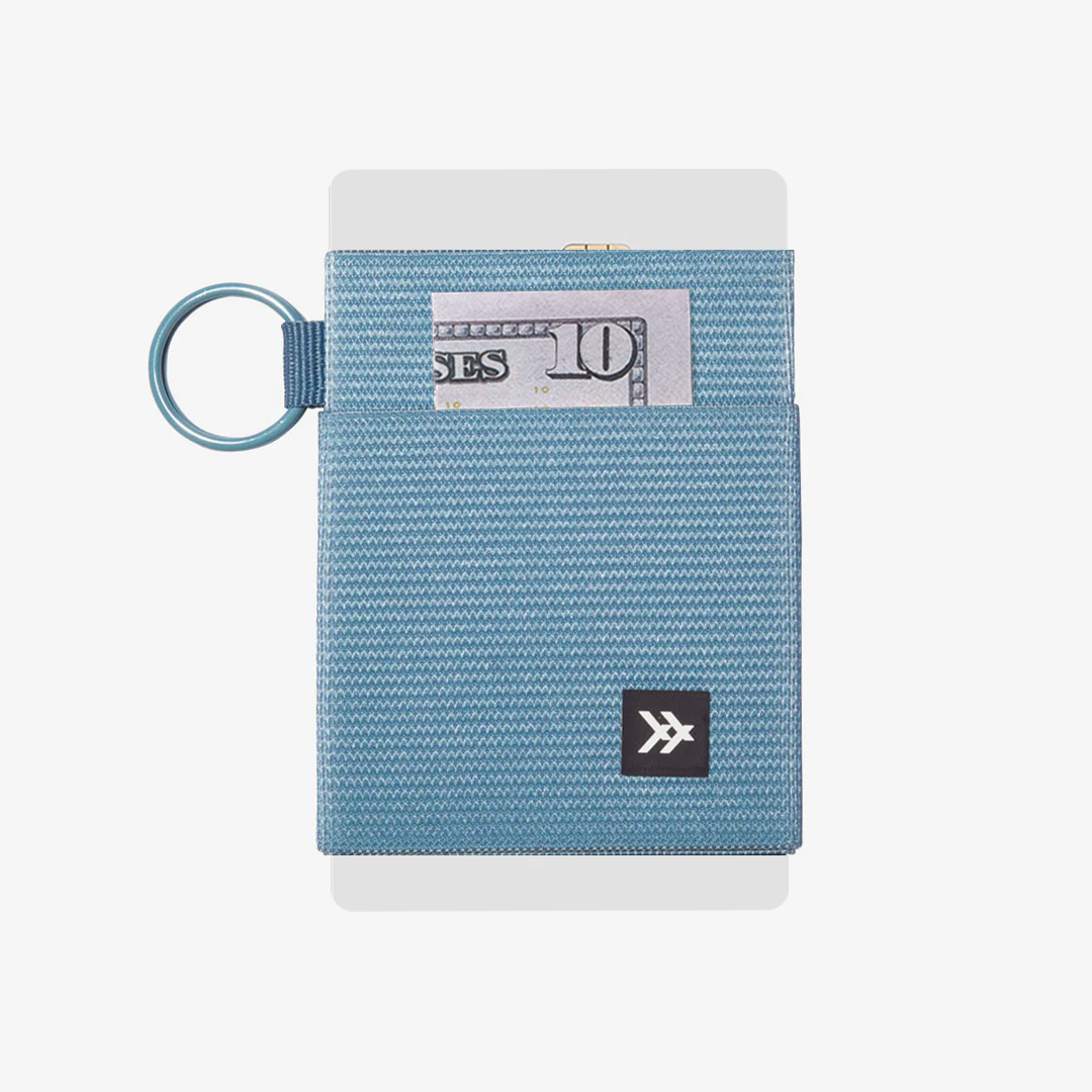 Surf Blue Elastic Wallet