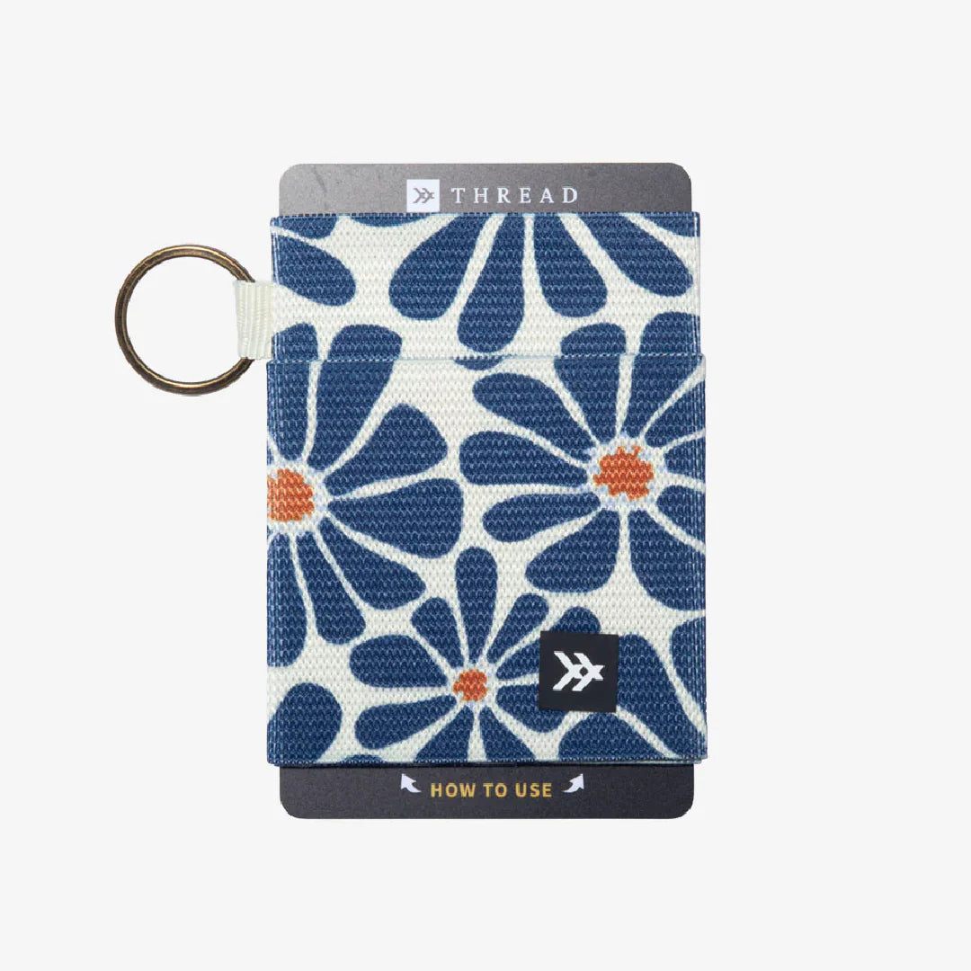 Elastic Wallet - Emmeline Navy - Thread®