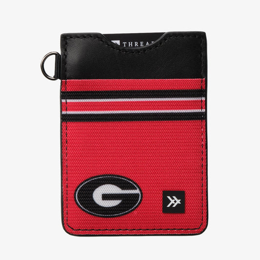 Vertical Leather Wallet - Georgia Red - Thread®