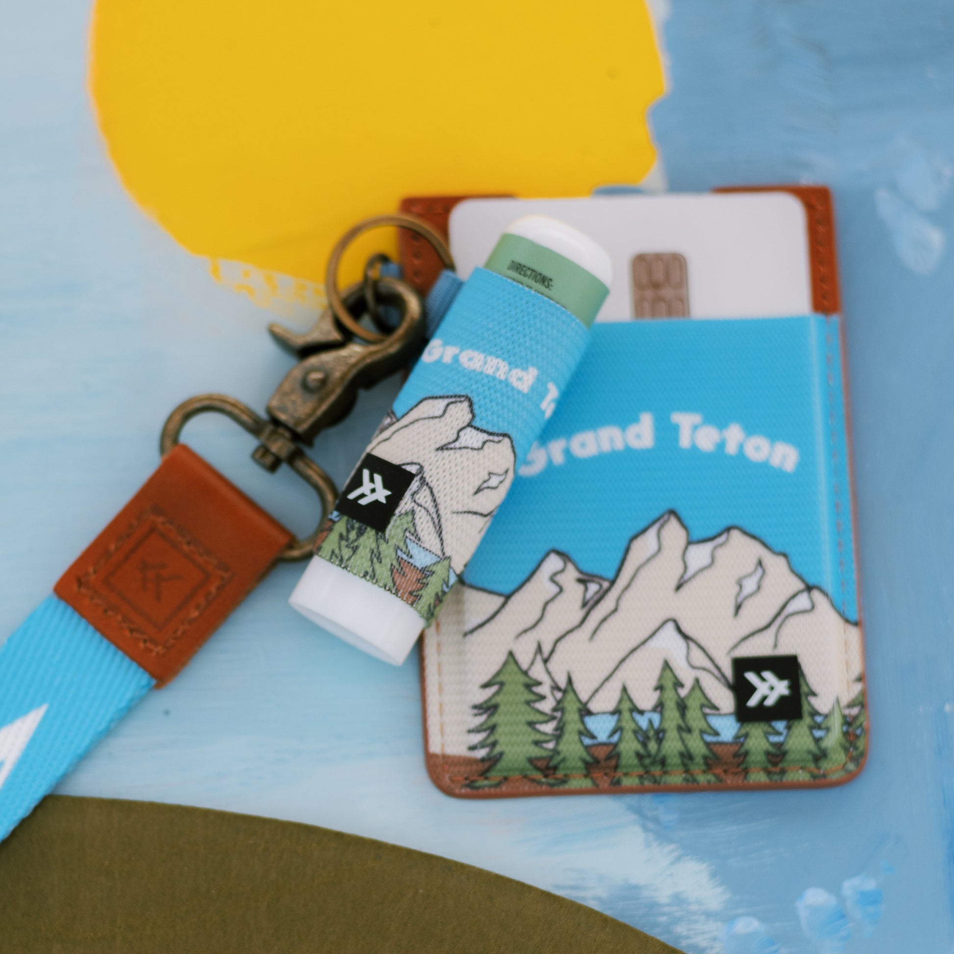 Chapstick Holder Keychain - Grand Teton - Thread®